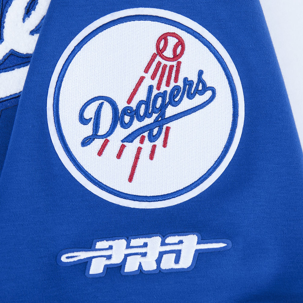 MLB LOS ANGELES DODGERS CLASSIC CHENILLE MEN'S SS PO HOODIE (DODGER BLUE)