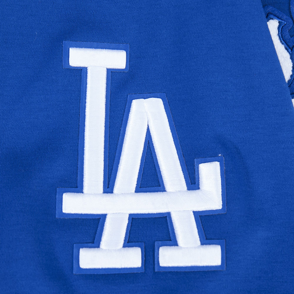 MLB LOS ANGELES DODGERS CLASSIC CHENILLE MEN'S SS PO HOODIE (DODGER BLUE)