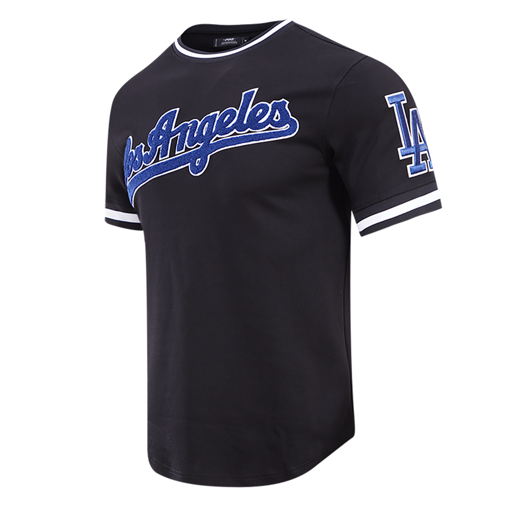 MLB LOS ANGELES DODGERS CLASSIC CHENILLE MEN'S TOP (BLACK)