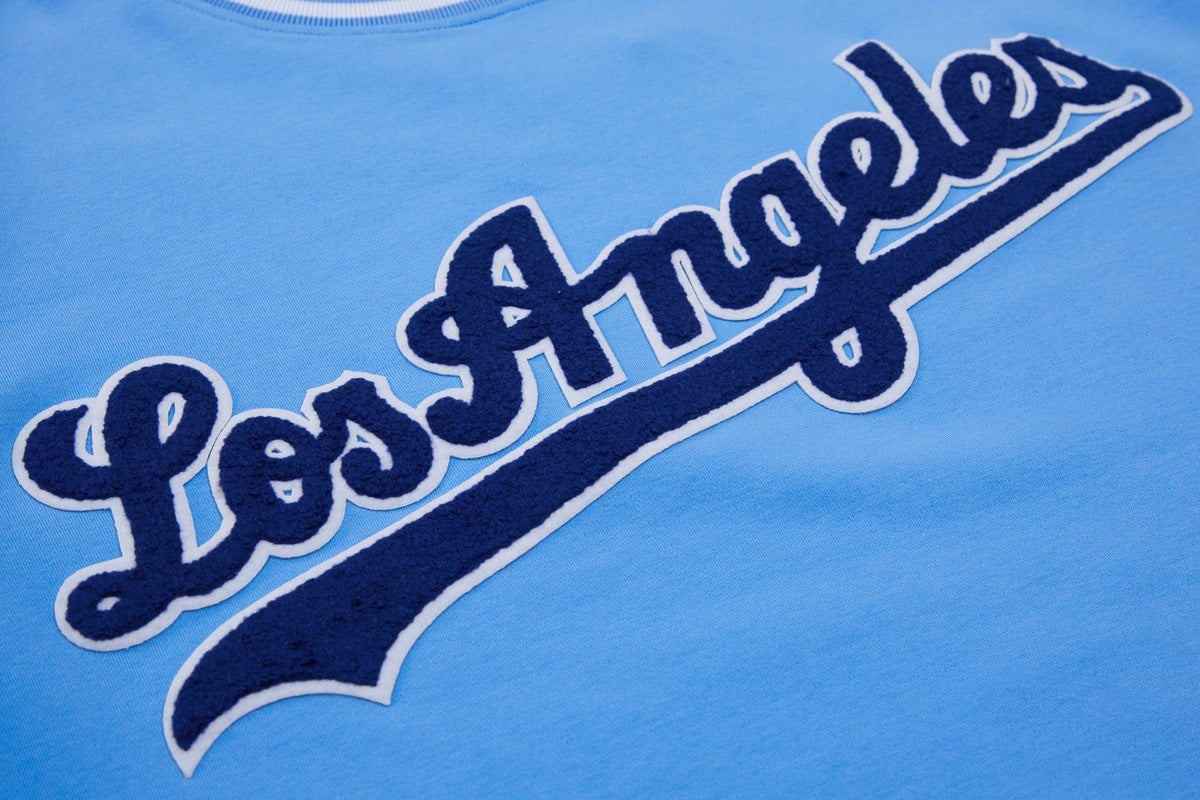 MLB LOS ANGELES DODGERS CLASSIC CHENILLE MEN'S TOP (UNIVERSITY BLUE)