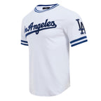 MLB LOS ANGELES DODGERS CLASSIC CHENILLE MEN'S TOP (WHITE)
