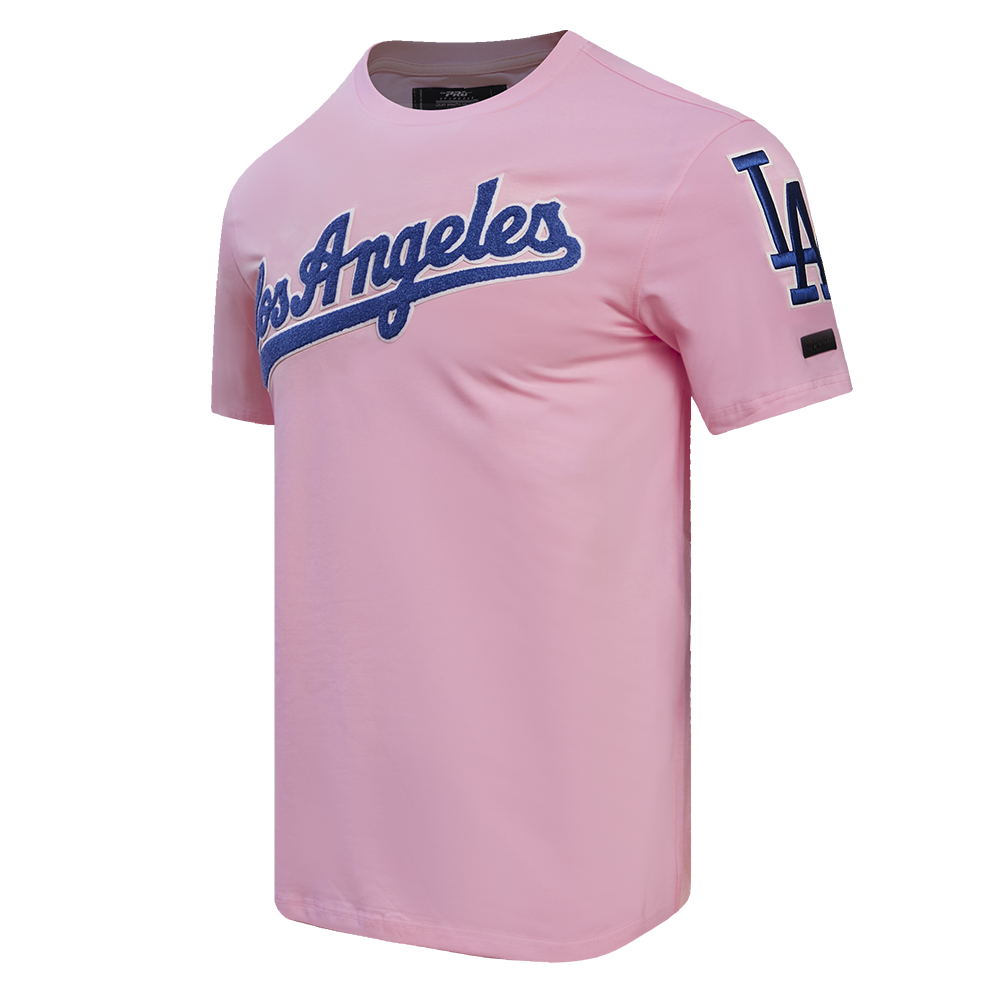 MLB LOS ANGELES DODGERS LOGO PRO TEAM MEN'S TOP (PINK)