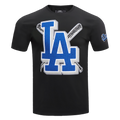 MLB LOS ANGELES DODGERS MASH UP HAUT EN JERSEY SIMPLE POUR HOMME (NOIR)
