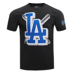 MLB LOS ANGELES DODGERS MASH UP HAUT EN JERSEY SIMPLE POUR HOMME (NOIR)