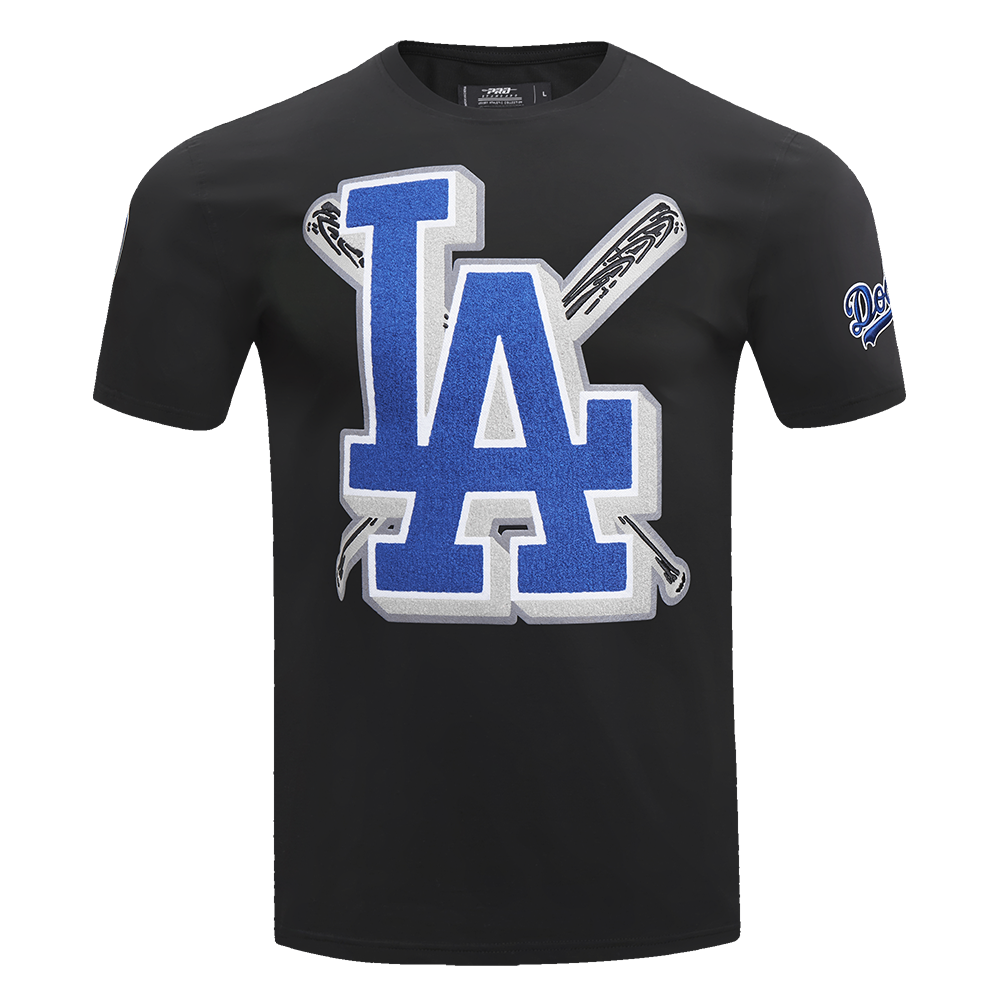 MLB LOS ANGELES DODGERS MASH UP HAUT EN JERSEY SIMPLE POUR HOMME (NOIR)