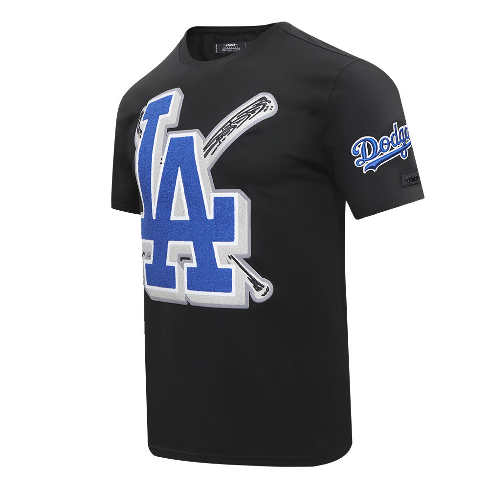 MLB LOS ANGELES DODGERS MASH UP HAUT EN JERSEY SIMPLE POUR HOMME (NOIR)