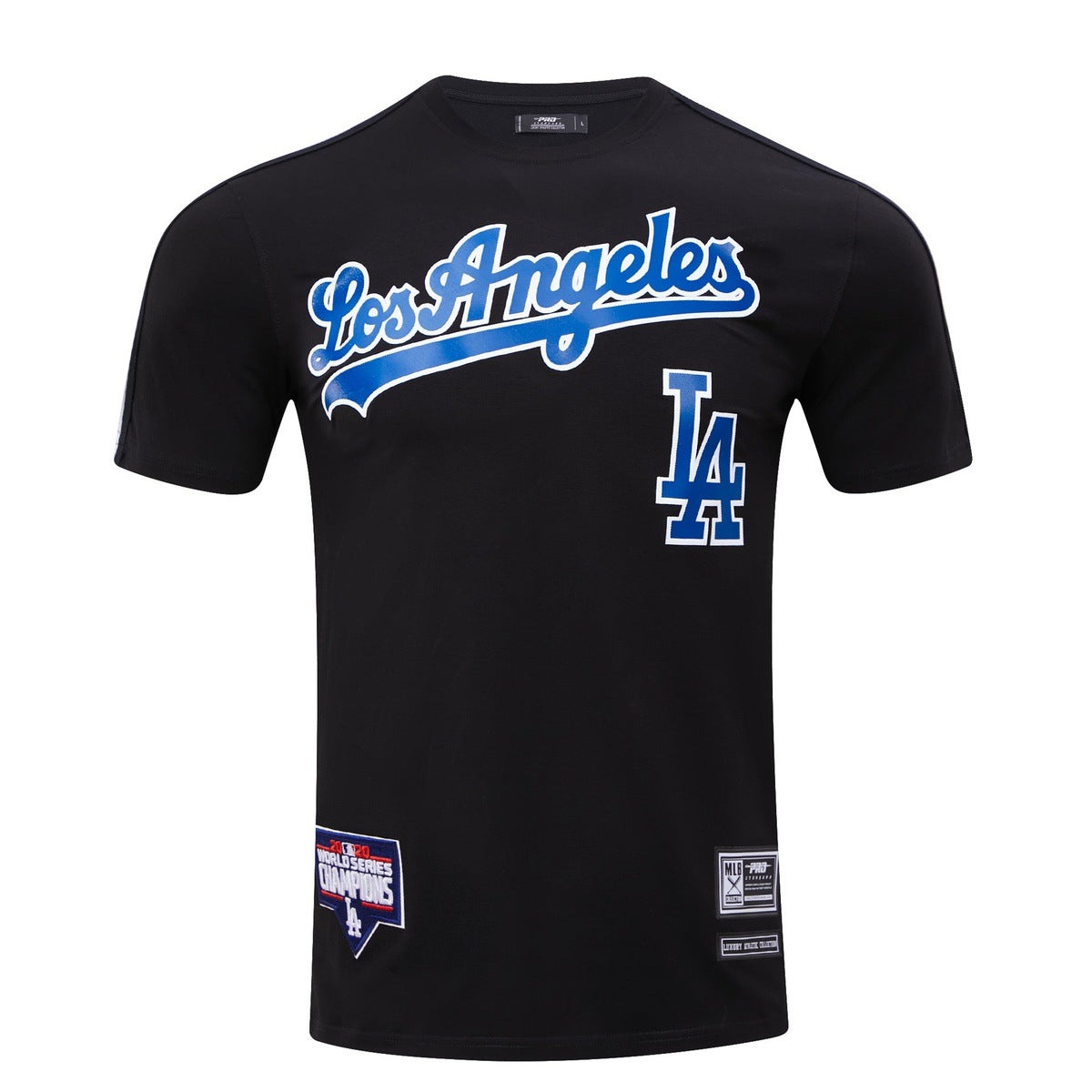 MLB LOS ANGELES DODGERS HAUT PRO TEAM À BANDES ET À LOGO POUR HOMME (NOIR)