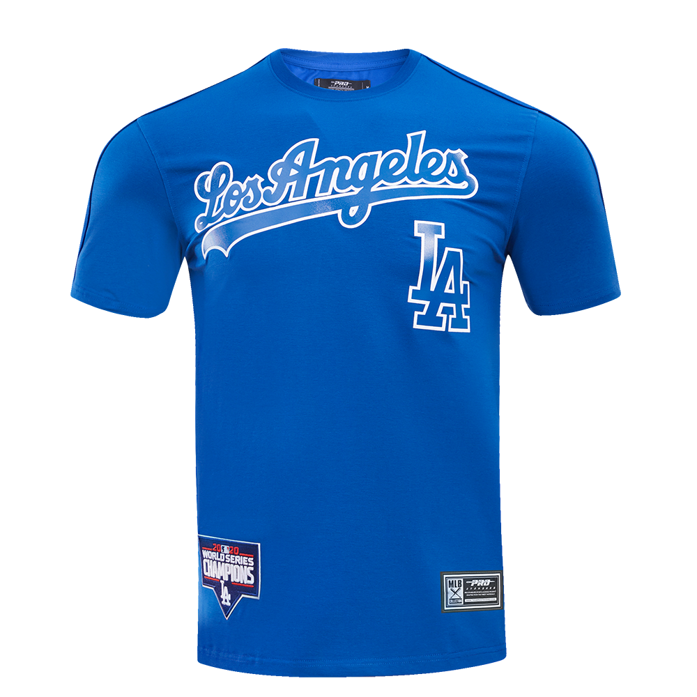 MLB LOS ANGELES DODGERS HAUT PRO TEAM À BANDES ET À LOGO POUR HOMME (BLEU DODGER)
