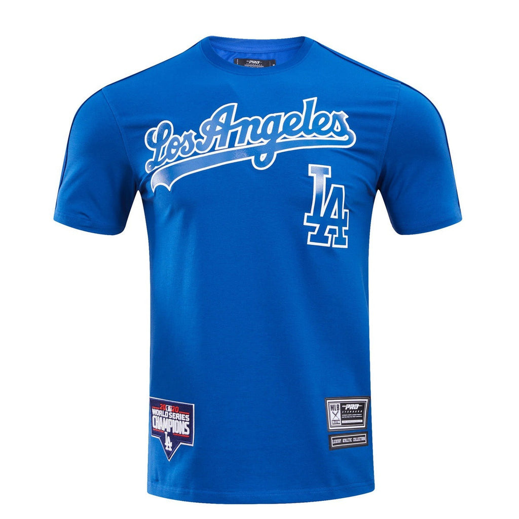 MLB LOS ANGELES DODGERS HAUT PRO TEAM À BANDES ET À LOGO POUR HOMME (BLEU DODGER)