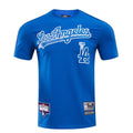 MLB LOS ANGELES DODGERS HAUT PRO TEAM À BANDES ET À LOGO POUR HOMME (BLEU DODGER)