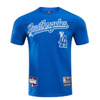 MLB LOS ANGELES DODGERS HAUT PRO TEAM À BANDES ET À LOGO POUR HOMME (BLEU DODGER)