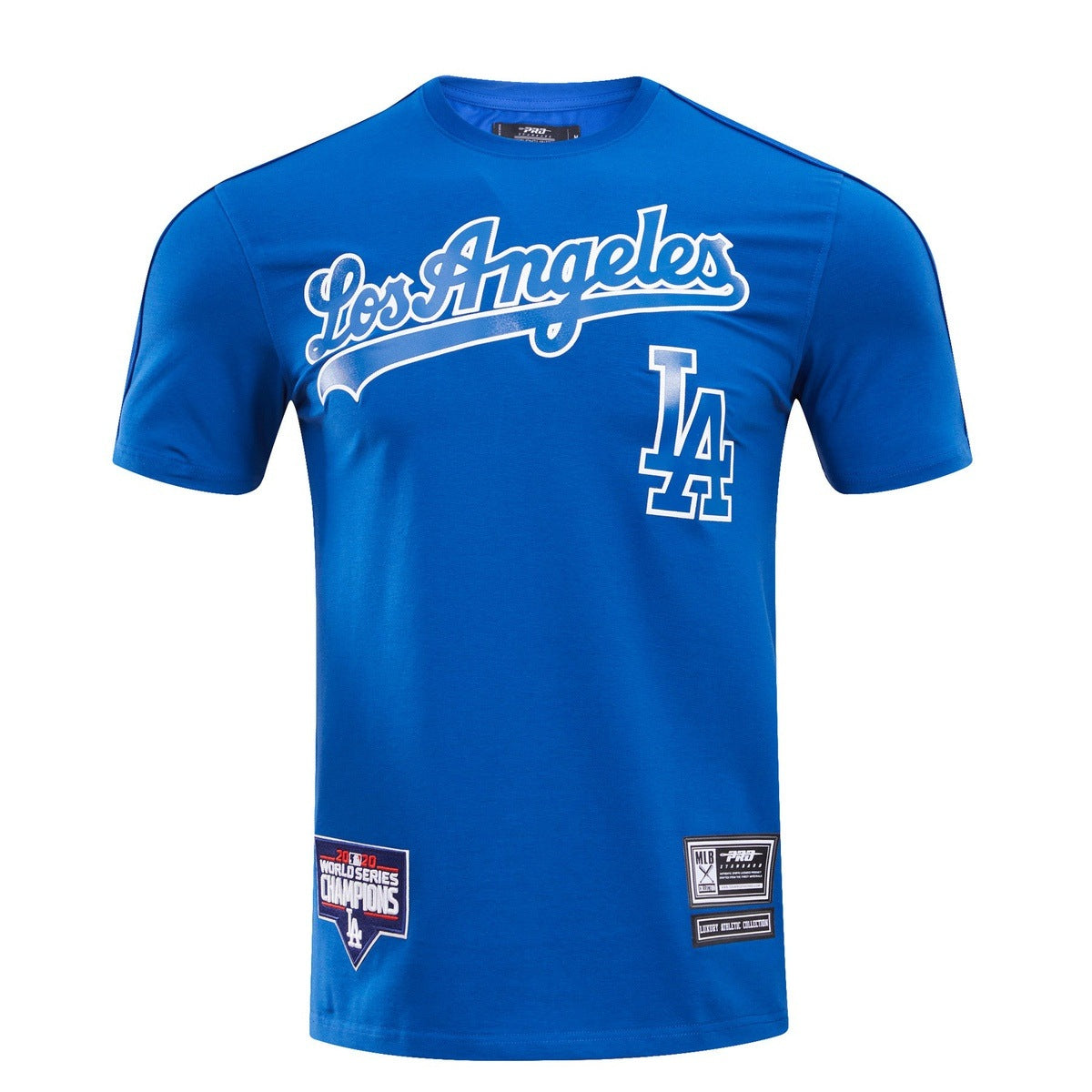 MLB LOS ANGELES DODGERS HAUT PRO TEAM À BANDES ET À LOGO POUR HOMME (BLEU DODGER)