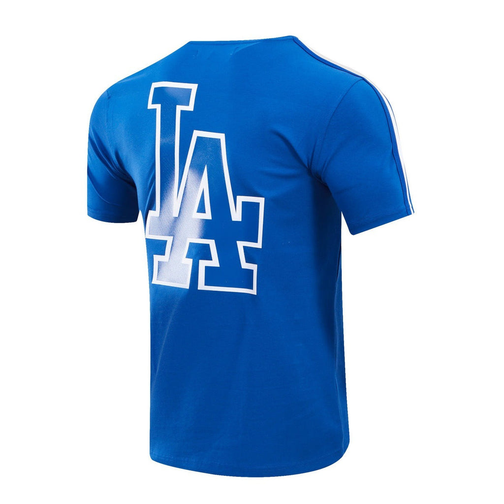 MLB LOS ANGELES DODGERS HAUT PRO TEAM À BANDES ET À LOGO POUR HOMME (BLEU DODGER)