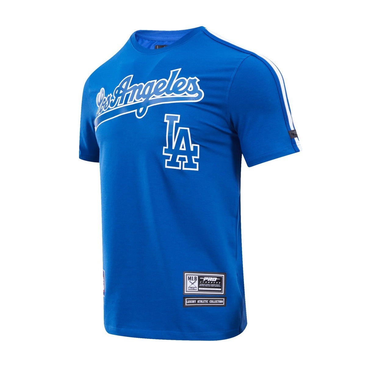 MLB LOS ANGELES DODGERS HAUT PRO TEAM À BANDES ET À LOGO POUR HOMME (BLEU DODGER)