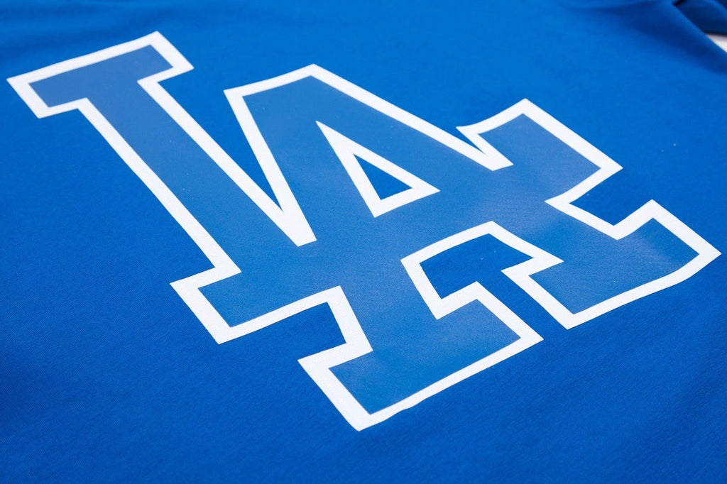 MLB LOS ANGELES DODGERS HAUT PRO TEAM À BANDES ET À LOGO POUR HOMME (BLEU DODGER)