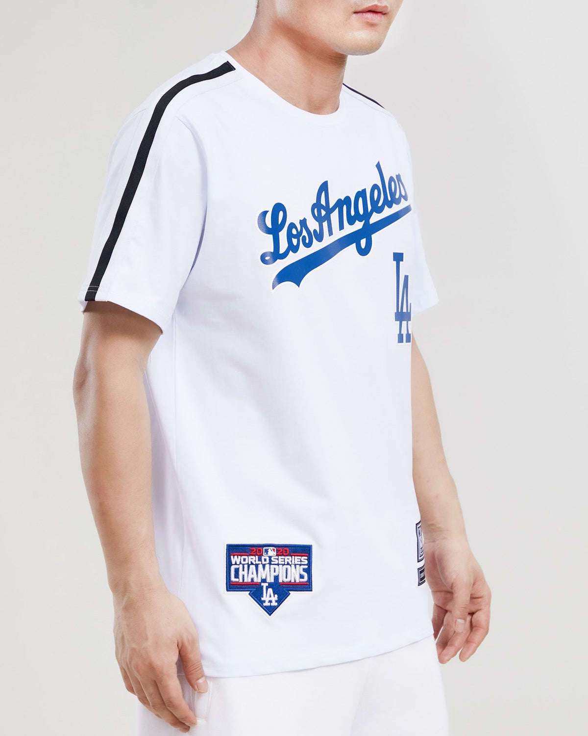 MLB LOS ANGELES DODGERS LOGO PRO TEAM MEN'S TAPING TOP (WHITE)