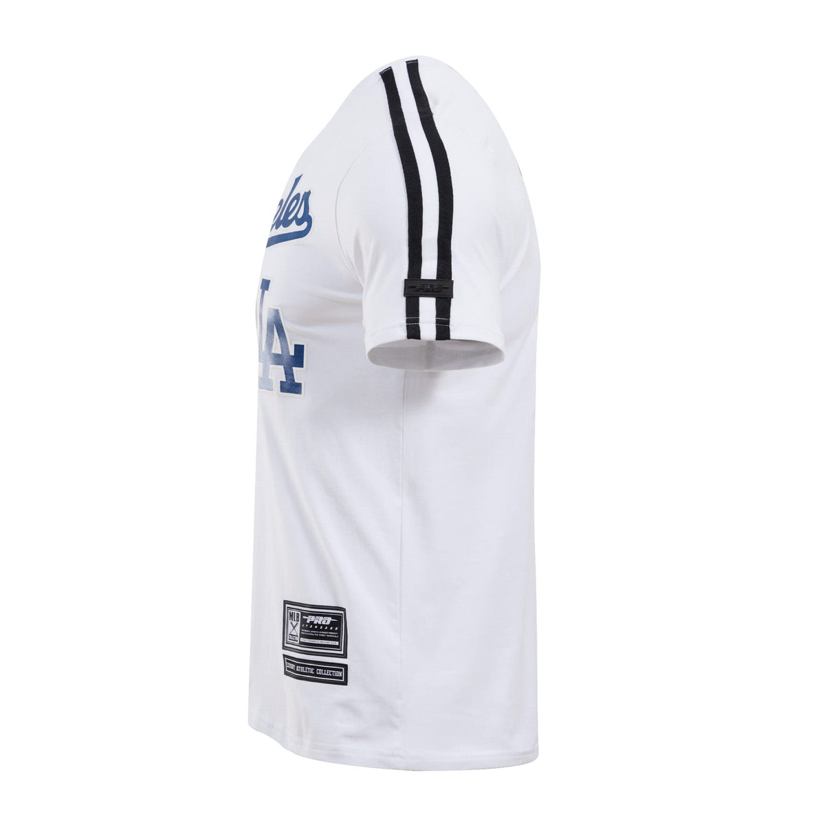 MLB LOS ANGELES DODGERS HAUT PRO TEAM À BANDES ET À LOGO POUR HOMME (BLANC)