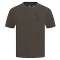 MLB LOS ANGELES DODGERS NEUTRAL DROP SHOULDER MEN'S TOP (DARK TAUPE)