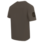 MLB LOS ANGELES DODGERS NEUTRAL DROP SHOULDER MEN'S TOP (DARK TAUPE)