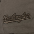 MLB LOS ANGELES DODGERS NEUTRAL DROP SHOULDER MEN'S TOP (DARK TAUPE)