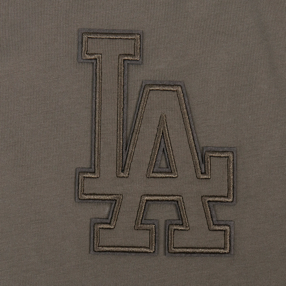 MLB LOS ANGELES DODGERS NEUTRAL DROP SHOULDER MEN'S TOP (DARK TAUPE)
