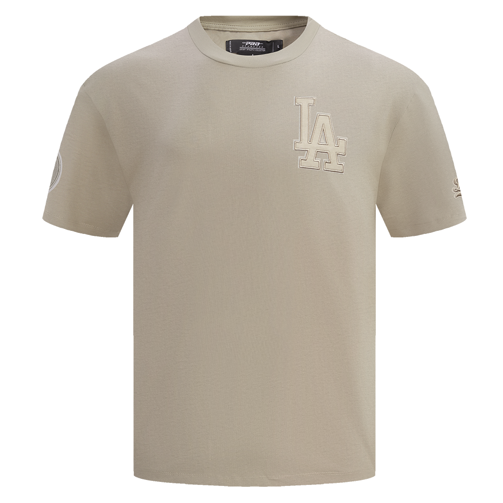 MLB LOS ANGELES DODGERS NEUTRAL HAUT À ÉPAULES TOMBANTES POUR HOMME (TAUPE)