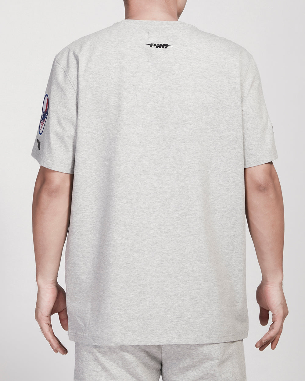 MLB LOS ANGELES DODGERS CREST EMBLEM MEN'S TOP (HEATHER GREY)