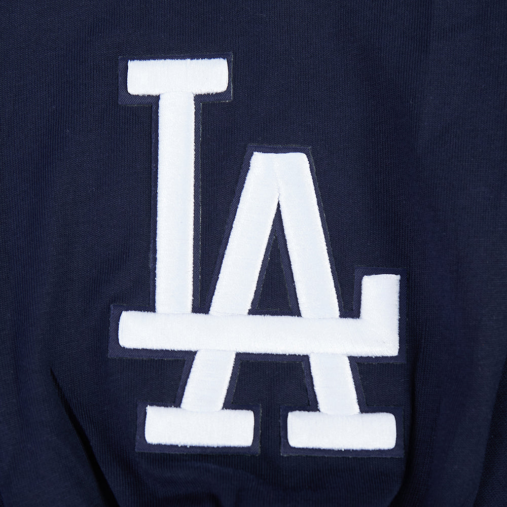 MLB LOS ANGELES DODGERS WINGSPAN HAUT À MANCHES LONGUES ET À ÉPAULES TOMBANTES V2 POUR HOMME (MARINE MINUIT)