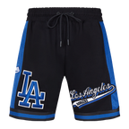 MLB LOS ANGELES DODGERS SCRIPT TAIL MEN'S DK 2.0 SHORT (BLACK/DODGER BLUE)