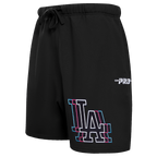 MLB LOS ANGELES DODGERS ECHO LOGO SHORT EN MOLLETON POUR HOMME (NOIR)