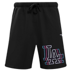 MLB LOS ANGELES DODGERS ECHO LOGO SHORT EN MOLLETON POUR HOMME (NOIR)