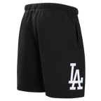 MLB LOS ANGELES DODGERS ECHO LOGO SHORT EN MOLLETON POUR HOMME (NOIR)