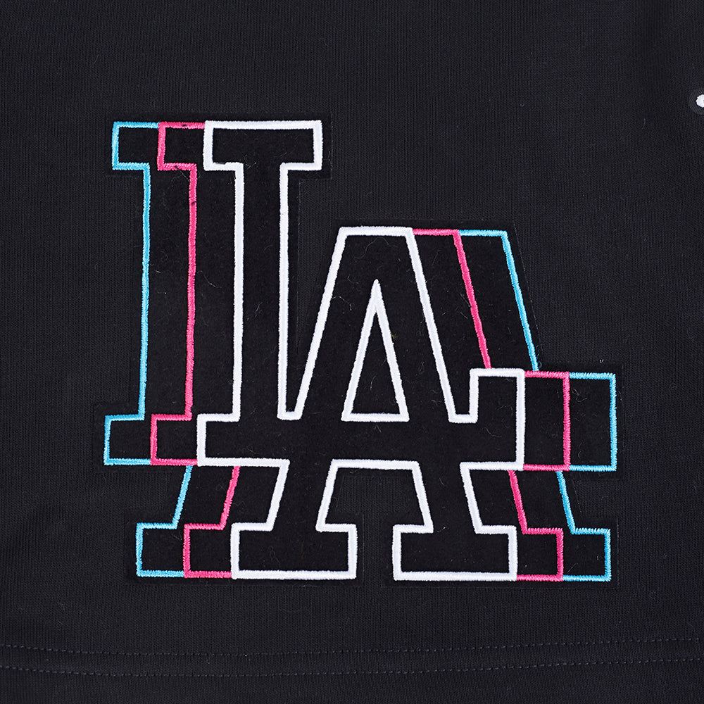MLB LOS ANGELES DODGERS ECHO LOGO SHORT EN MOLLETON POUR HOMME (NOIR)