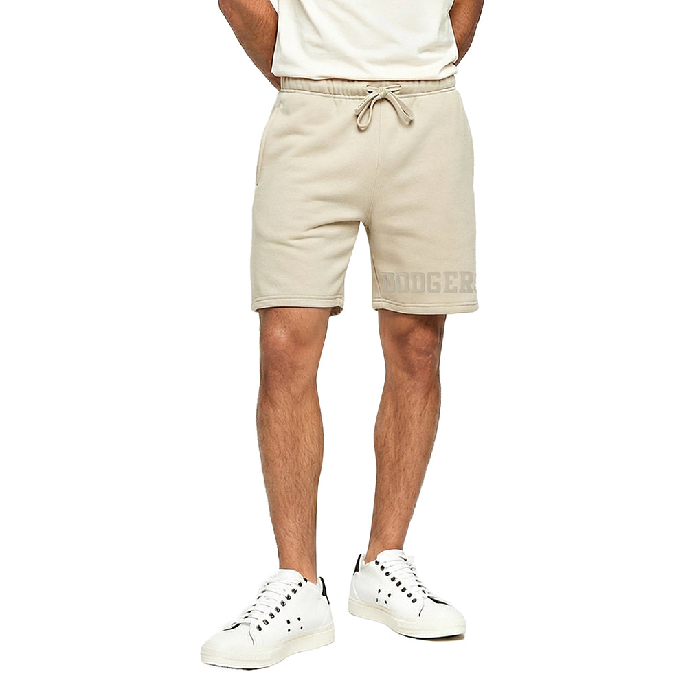 MLB LOS ANGELES DODGERS WINGSPAN MEN'S FLC SHORT v2 (TAUPE)