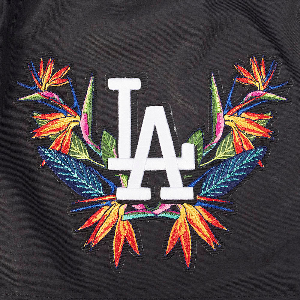 MLB LOS ANGELES DODGERS PARADISE SHORT TISSÉ POUR HOMME (NOIR)