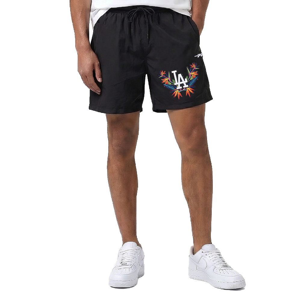 MLB LOS ANGELES DODGERS PARADISE SHORT TISSÉ POUR HOMME (NOIR)