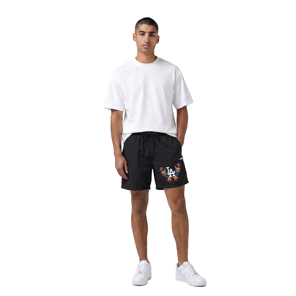 MLB LOS ANGELES DODGERS PARADISE SHORT TISSÉ POUR HOMME (NOIR)
