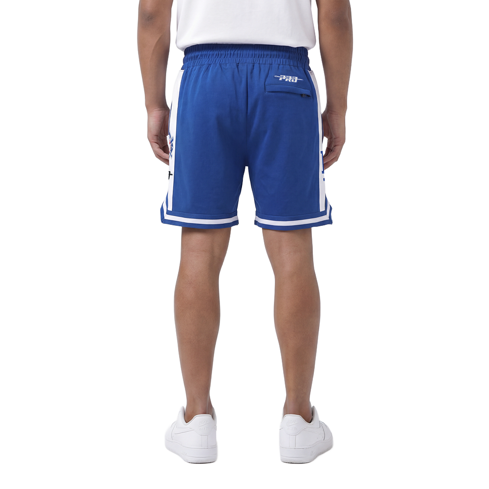 MLB LOS ANGELES DODGERS LETTERMAN MEN'S ATHLETIC SHORT (DODGER BLUE)
