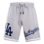 MLB LOS ANGELES DODGERS CLASSIC CHENILLE MEN'S SHORT (GRAY)