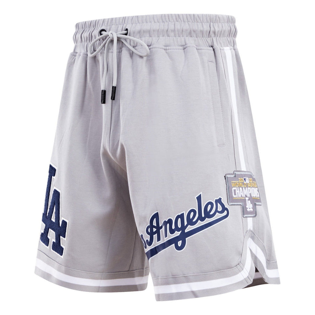 MLB LOS ANGELES DODGERS CLASSIC CHENILLE MEN'S SHORT (GRAY)