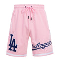 MLB LOS ANGELES DODGERS CLASSIC CHENILLE SHORT POUR HOMME (ROSE)