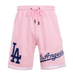MLB LOS ANGELES DODGERS CLASSIC CHENILLE SHORT POUR HOMME (ROSE)