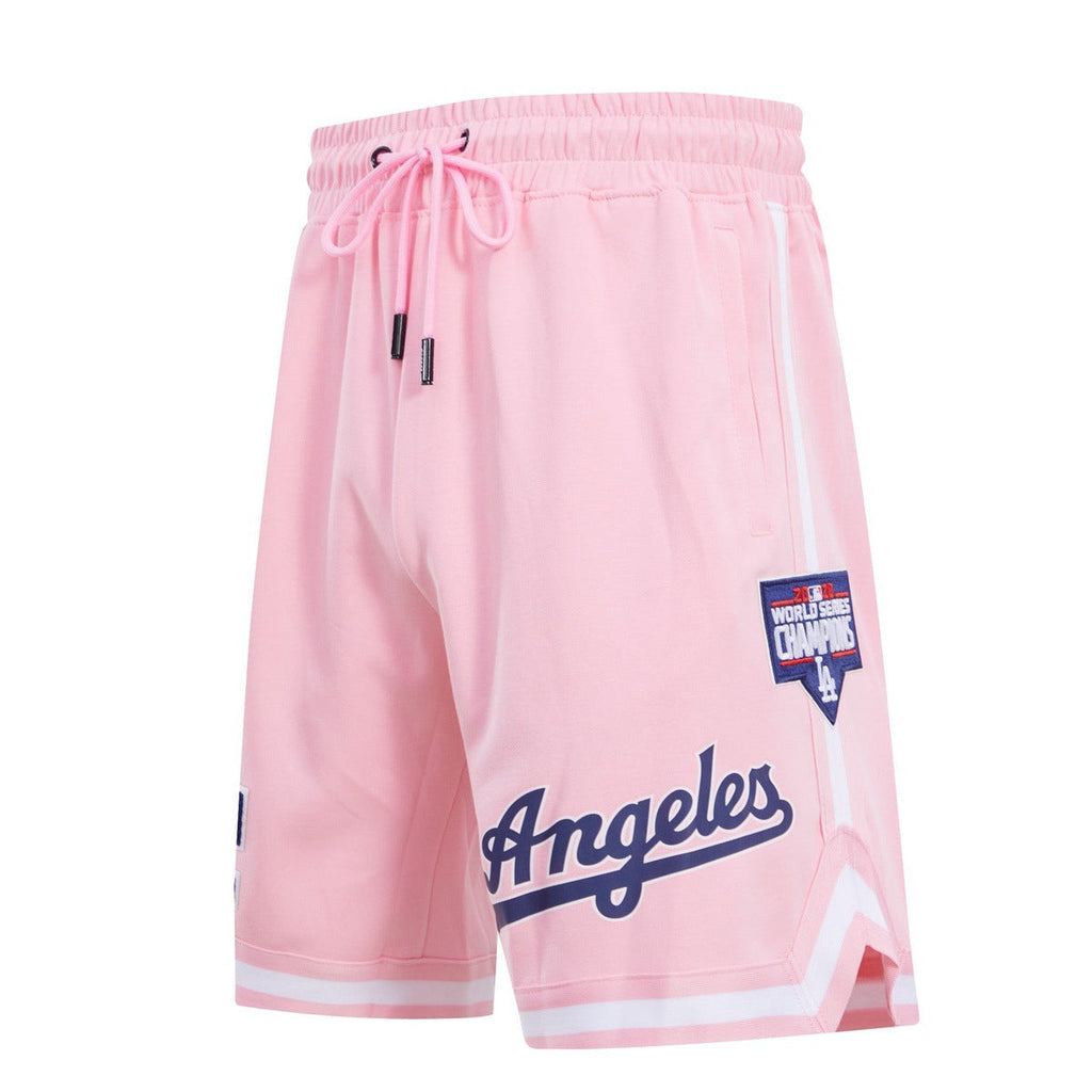 MLB LOS ANGELES DODGERS CLASSIC CHENILLE SHORT POUR HOMME (ROSE)