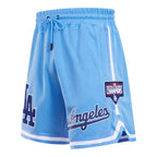 MLB LOS ANGELES DODGERS CLASSIC CHENILLE MEN'S SHORT (UNIVERSITY BLUE)