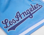 MLB LOS ANGELES DODGERS CLASSIC CHENILLE MEN'S SHORT (UNIVERSITY BLUE)