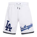 MLB LOS ANGELES DODGERS CLASSIC CHENILLE MEN'S SHORT (WHITE)