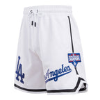 MLB LOS ANGELES DODGERS CLASSIC CHENILLE MEN'S SHORT (WHITE)