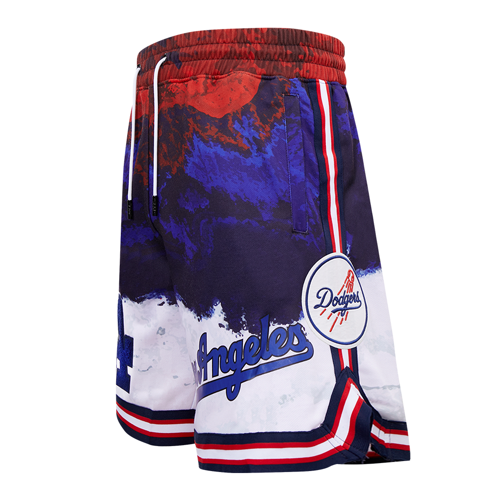 MLB LOS ANGELES DODGERS LOGO PRO TEAM MEN'S SHORT (RED/WHITE/BLUE)