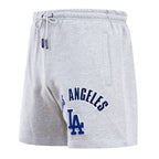 MLB LOS ANGELES DODGERS CLASSIC SHORT POUR HOMME (GRIS CHINÉ)