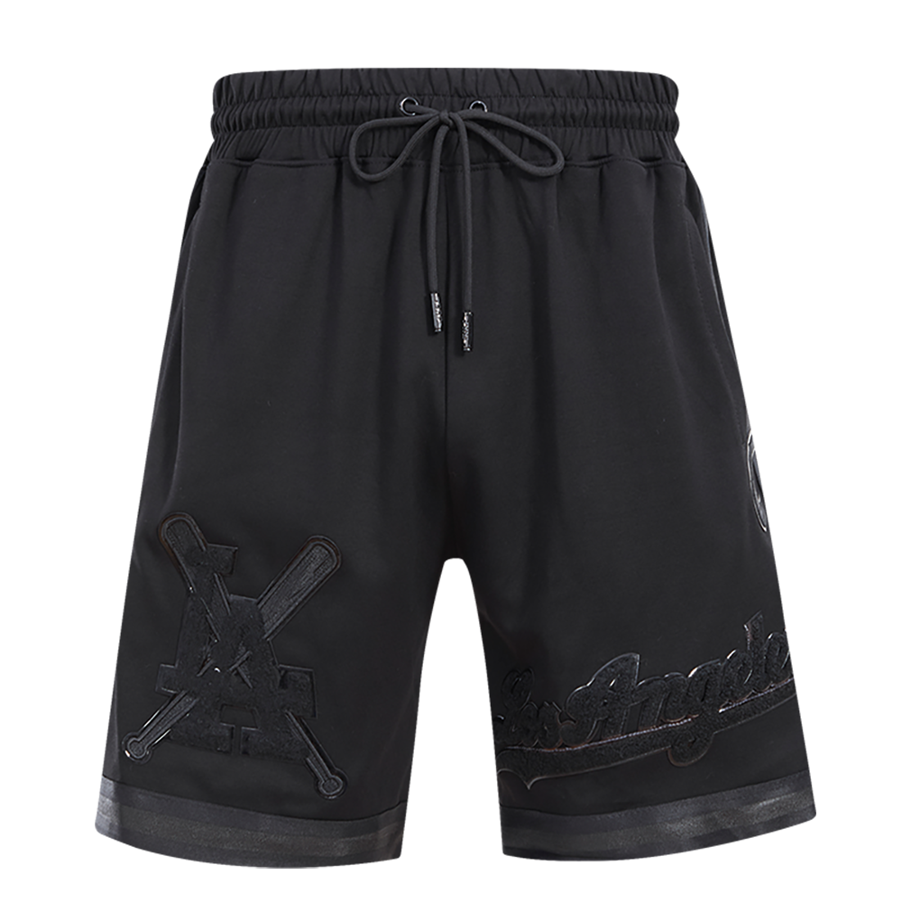 MLB LOS ANGELES DODGERS TRIPLE BLACK PRO TEAM MEN'S SHORT (BLACK)